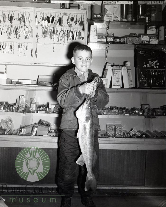 Graham Von Wald holds a 6lb Walleye. Glenwood, Minnesota