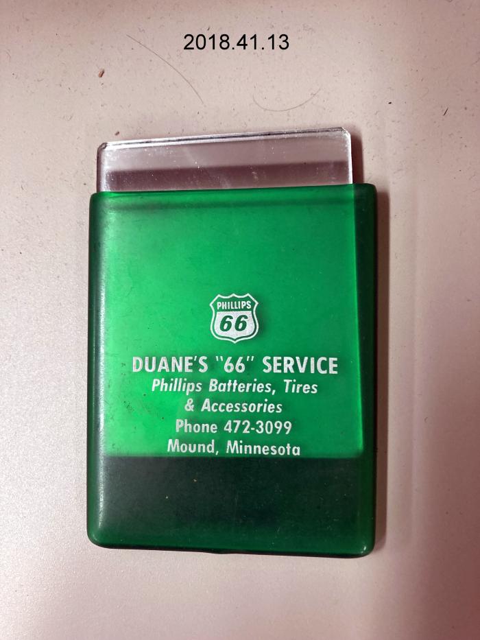 Duane's 66 Advertising Mirror