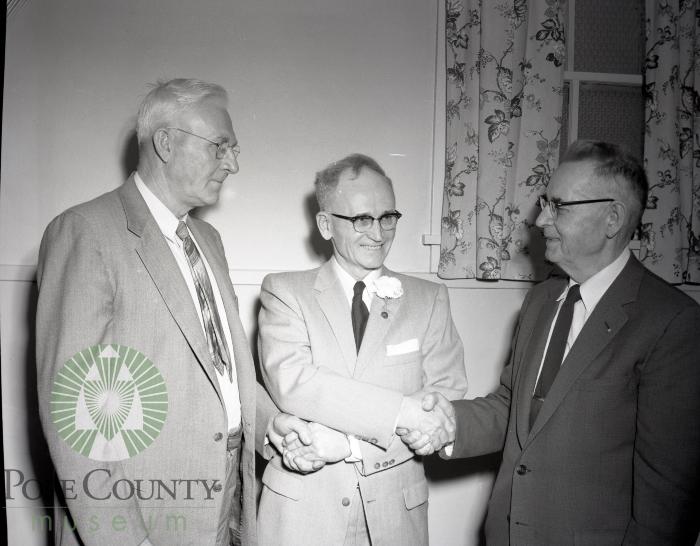 Chester Bennett recieves Skelly Award. Lowry, Minnesota