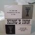 matchbook, Kings Inn, St. Louis Park Excelsior Blvd. at Hwy 100,  927-9921, Highland Park, 2239 Ford Parkway, 699-8800, with  matches inside, triangular design, 3 inches high.