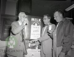 Pope County State Bank salutes the Dairy Industry. Glenwood, Minnesota