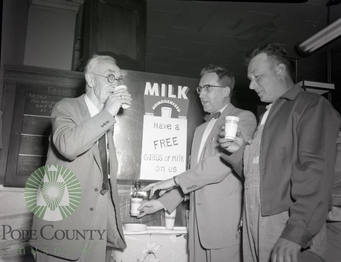 Pope County State Bank salutes the Dairy Industry. Glenwood, Minnesota