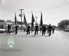 1957 Memorial Day parade. Glenwood, Minnesota