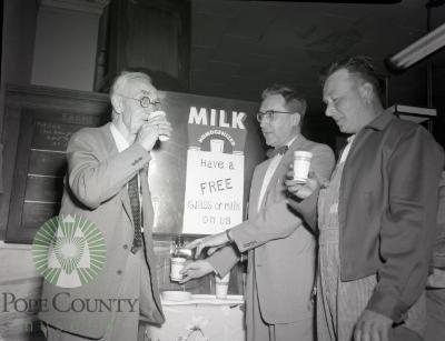 Pope County State Bank salutes the Dairy Industry. Glenwood, Minnesota