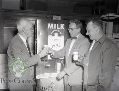 Pope County State Bank salutes the Dairy Industry. Glenwood, Minnesota