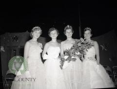 1957 Glenwood Waterama official royalty. Glenwood, Minnesota