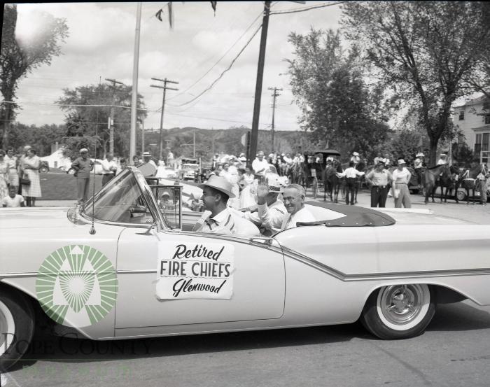 1957 Glenwood Waterama Parade photos. Glenwood, Minnesota