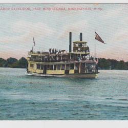 Postcard of Steamer Excelsior