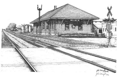 Milaca Great Northern Railroad Depot