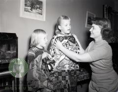 1957 Halloween at Donald Kelly's. Glenwood, Minnesota