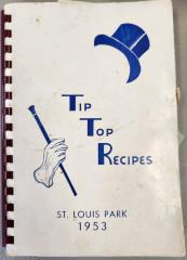 Tip Top Recipes St. Louis Park 1953 Cookbook