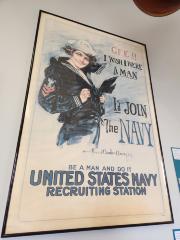 "Gee I wish I were a man, I'd join the Navy"