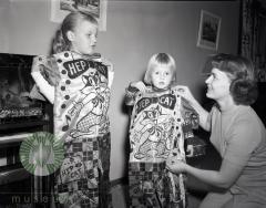 1957 Halloween at Donald Kelly's. Glenwood, Minnesota