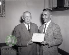 4-H clubs banquet. Glenwood, Minnesota