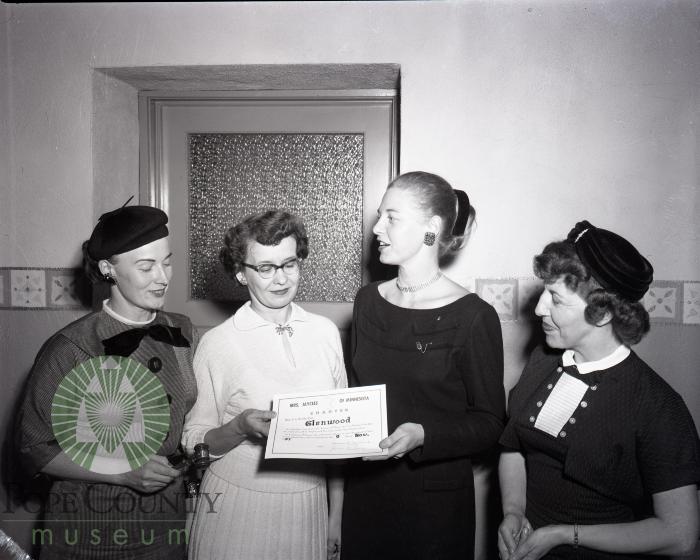 New Mrs. Glenwood Jaycees chapter. Glenwood, Minnesota