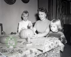 1957 Halloween at Donald Kelly's. Glenwood, Minnesota