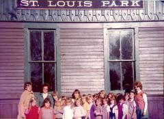 Brownie Troop 525, from Ethel Baston and Holy Family Elementary Schools, 1973