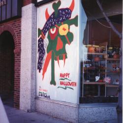 Anoka Main Street Halloween Window Painting