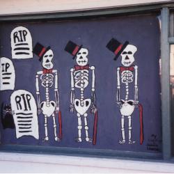 Anoka Main Street Halloween Window Painting