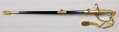 Navy officer's sword and case.