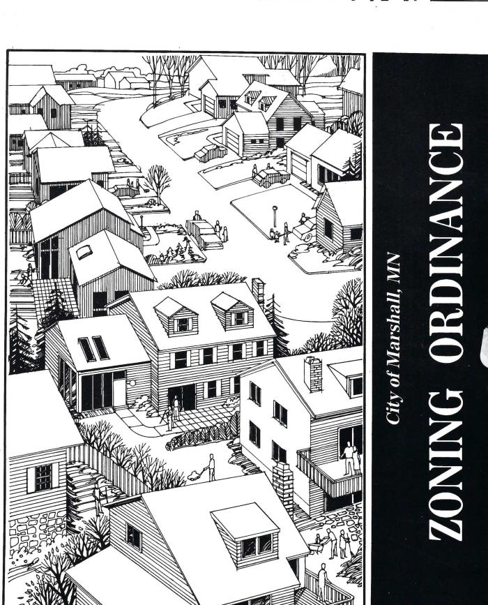 Legal Notice of Marshall Zoning Ordinance, July 8, 1983