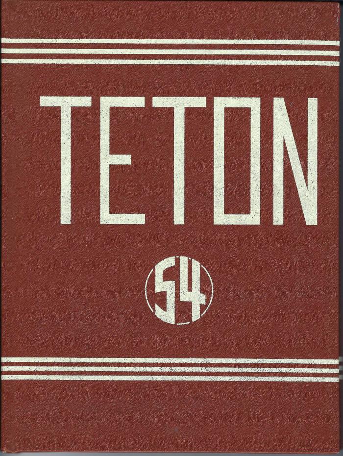 1954 Teton Yearbook