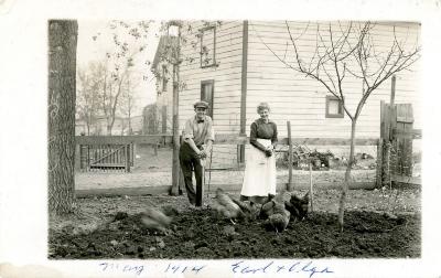 Earl and Olga Ainsworth, May 1914