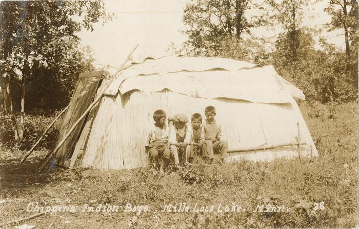 Chippewa Indian Boys, Mille Lacs Lake, Minn. 38