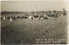 View of Ball Grounds at Uglum's grove