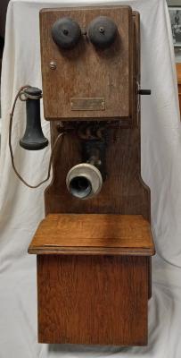 Two-Box Chicago Telephone Supply Co. Wall Telephone