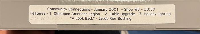 Community Connections - January 2001