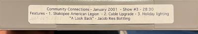 Community Connections - January 2001