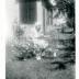Bertha Dreyer in her garden, 3704 Colorado Ave