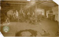 Photograph of Haaken Holmen's Blacksmith Shop