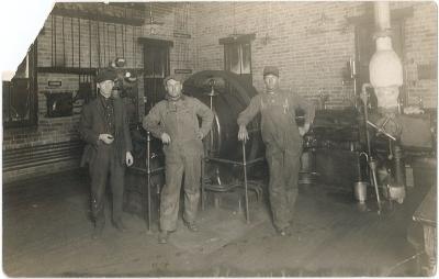 Milaca High School Generator Room and Workers