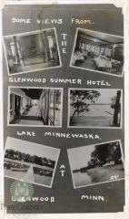Summer Hotel postcard collage