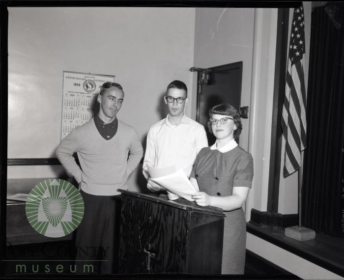 4-H speech winners, Glenwood, Minnesota