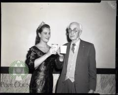 Diane Schroeder, Princess Kay of the Milky Way, and B. K. Savre, Glenwood, Minnesota