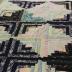 Baby quilt, Log Cabin design, crib size