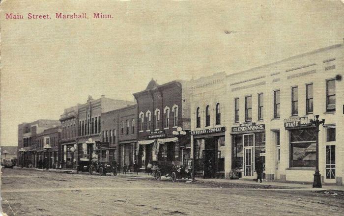 Main Street Marshall, c. 1910