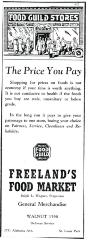 ad, Freeland's Food Market, 3751 Alabama Ave.