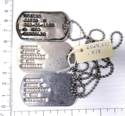 Military dog tag