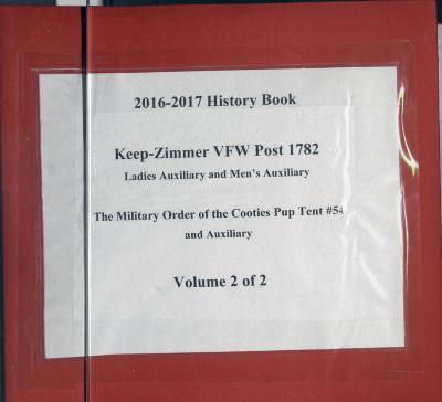 White Bear Lake VFW Post 1782 Men's & Ladies Auxiliary scrapbook 2016-2017 (Volume 2 of 2)