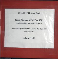 White Bear Lake VFW Post 1782 Men's & Ladies Auxiliary scrapbook 2016-2017 (Volume 1 of 2)