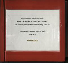 White Bear Lake VFW Post 1782 Men's & Ladies Auxiliary scrapbook 2018-2019 (Volume 1 of 2)