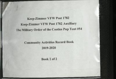 White Bear Lake VFW Post 1782 Men's & Ladies Auxiliary scrapbook 2019-2020 (Volume 1 of 2)