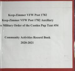 White Bear Lake VFW Post 1782 Men's & Ladies Auxiliary scrapbook 2020-2021