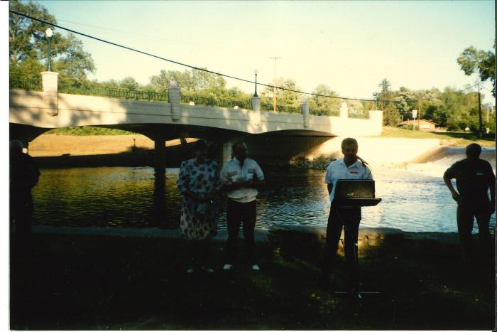 Photograph Mantorville bridge dedication