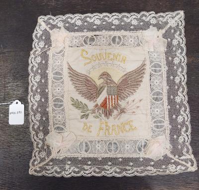 WWI Souvenir of France handkerchief