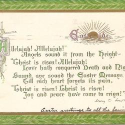Easter postcard